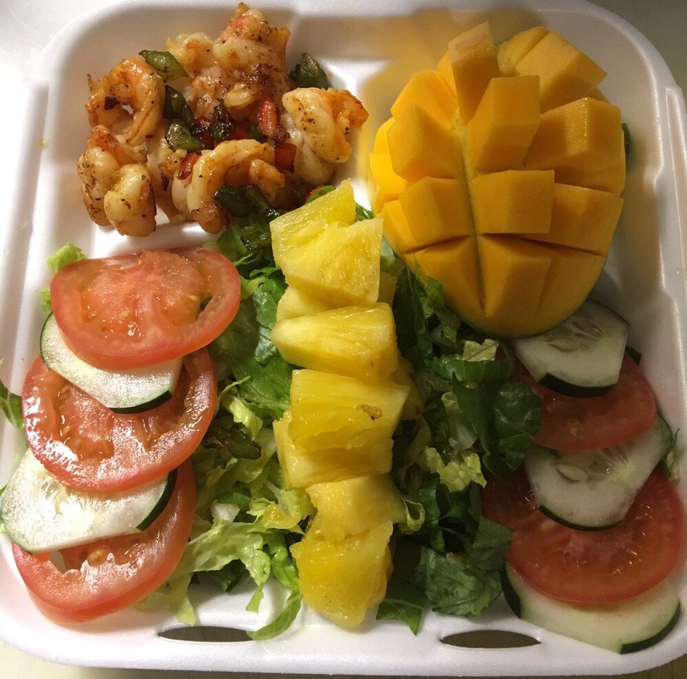 Jamaican Salad Shrimp